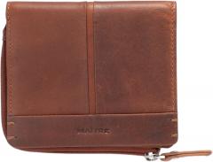 kleines Portemonnaie Damen Maitre Birkenfeld Alberta Leder Cognac