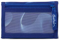 Kindergeldbörse Satch blau gemustert Ausweis Vibrant Blue