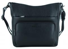Schultertasche Mandarina Duck Mellow Leather Almond warmweiß