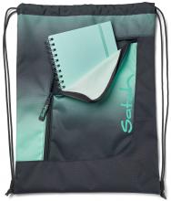 Satch kleiner Freizeitbeutel Gradient Mint grau Farbverlauf
