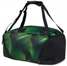 Satch Sporttasche schwarz Seismic Green recycelt Rucksack