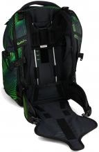 Schulrucksack Seismic Green individuell Satch Match grün schwarz recycelt