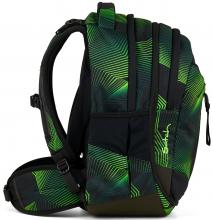 Schulrucksack Seismic Green individuell Satch Match grün schwarz recycelt