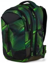 Schulrucksack Seismic Green individuell Satch Match grün schwarz recycelt