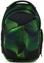 Schulrucksack Seismic Green individuell Satch Match grün schwarz recycelt