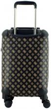 Guess Handgepäckkoffer Wilder Travel Brown dunklabraun Logoprint