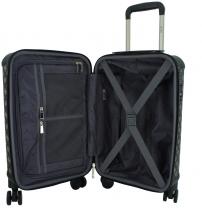 Guess Handgepäckkoffer Wilder Travel Brown dunklabraun Logoprint