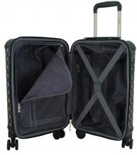 Guess Handgepäckkoffer Wilder Travel Brown dunklabraun Logoprint