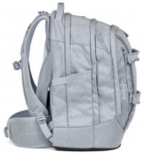 Set Satch Denim Schultasche reflektierend Washed Blue hellblau Fransen 
