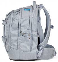 Set Satch Denim Schultasche reflektierend Washed Blue hellblau Fransen 