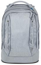 Set Satch Denim Schultasche reflektierend Washed Blue hellblau Fransen 