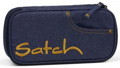 Satch Pack Jugendranzen Denim Blue dunkelblau Set Pennal Sportbeutel 