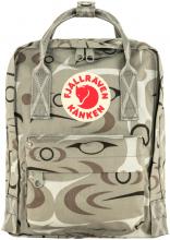 Minirucksack grau Print Fjällräven Kanken Sey 