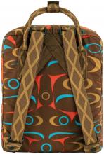 Kinderrucksack Fjällräven Kanken Art Mini Qeluts braun Print