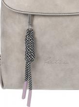 Cityrucksack Bitzi06 Fritzi aus Preußen Metallic Shell Grau vegan