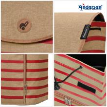 Andersen Shopper Ersatztasche Eske rot gestreift