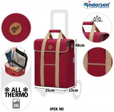Isoliertasche Ipek Mi für Andersen Shopper EInkaufstrolley rot