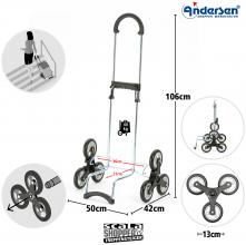 Fahrgestell für Einkaufstrolley Andersen Treppensteiger Scala Shopper