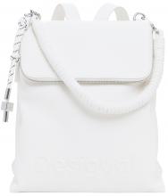 Desigual Taschenrucksack Hampton Half Ecru Überschlag