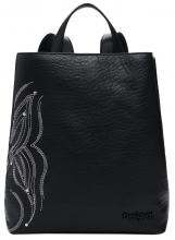 Damenrucksack Desigual schwarz Sumy Mini Goodall bestickt Nieten