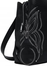 Damenrucksack Desigual schwarz Sumy Mini Goodall bestickt Nieten