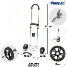 Andersen Scala Sopper Fita schwarz Einkaufswagen Punkte