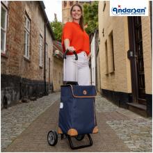Einkaufstaschentrolley Weda Blau mit Scala Shopper Plus Andersen