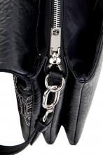 schwarze Umhängetasche Dortmund Flap 2.0 feminin Schmetterling 