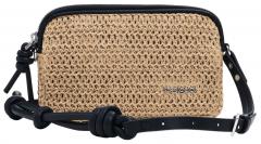 Desigual Umhängetasche Bast Natural schwarz Julia Raffia
