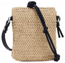 Crossover Bag Bast Desigual Venecia Phone Raffia Überschlag Natural