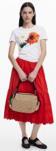 Desigual große Handtasche Habana Bast Natural