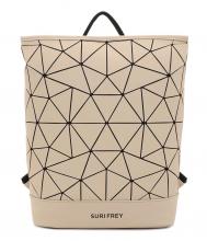 urbaner Rucksack Suri Frey Sports Beige Cutouts abstrakter Look nachhaltig
