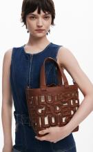 Desigual Handtasche cognac Maki Beutel Drawstring Valdivia