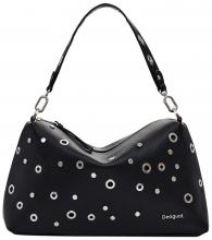 Handtasche Desigual Rebel Nieten schwarz rockig
