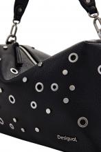 Handtasche Desigual Rebel Nieten schwarz rockig