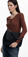 Desigual Taschenrucksack schwarz Dejavu Posadas Negro