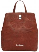 Dejavu brauner Rucksack Stickerei Mandala Desigual rockig