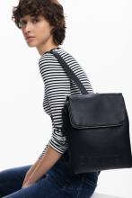 Desigual Rucksack Hampton Tasche schwarz Logo
