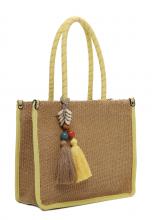 kompakte Sommertasche Suri Frey Kirsty Yellow Minishopper