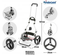Einkaufswagen Andersen Royal Shopper Weda Blau
