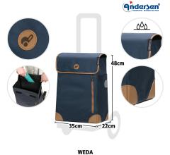 Einkaufswagen Andersen Royal Shopper Weda Blau