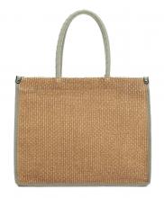 modische Henkeltasche aus Bast Suri Frey Kirsty Pistachio Grün