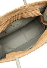 modische Henkeltasche aus Bast Suri Frey Kirsty Pistachio Grün