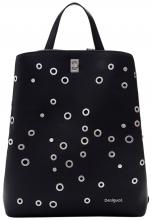 Rebel Daypack Desigual Sumy Nieten rockig schwarz