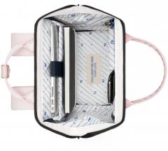 hellrosa Jugendrucksack Adventurer Medium Hanoi mit Wechseltasche Cabaia