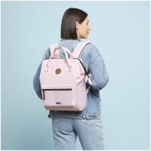hellrosa Jugendrucksack Adventurer Medium Hanoi mit Wechseltasche Cabaia