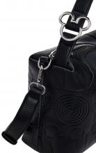Bergamo Schultertasche Desigual crossover Mickey schwarz Prägung