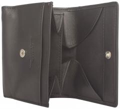 Unisex Geldtasche schwarz Leder Maitre F3 Guntram