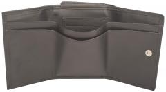 Unisex Geldtasche schwarz Leder Maitre F3 Guntram