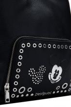 frecher Backpack Desigual Nieten Mickey Rock schwarz